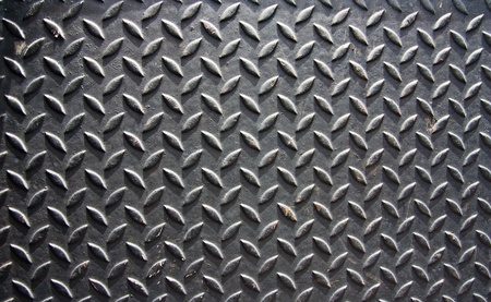 Texture of diamont plate metal background の写真素材