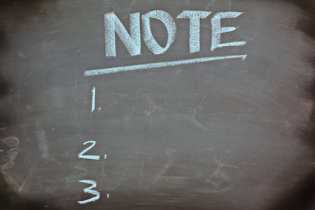 Note chalkboard background