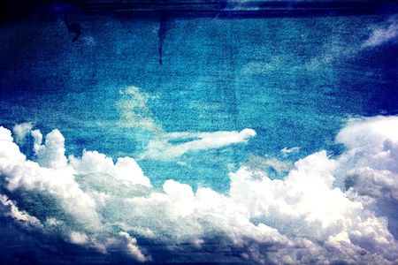 Vintage sky for backgroundの写真素材
