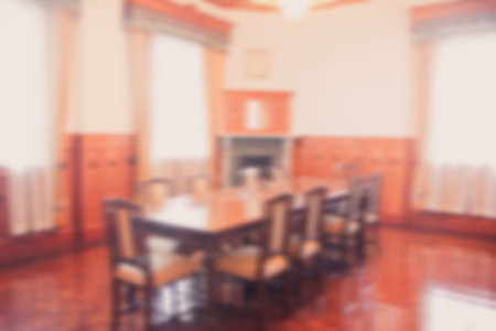 Interior of cafe, background