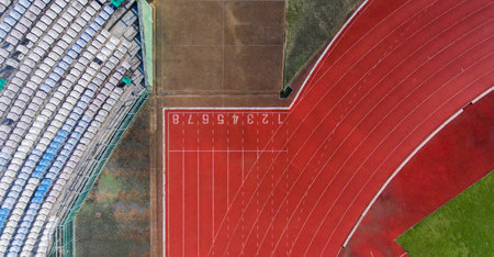 Aerial running tracks