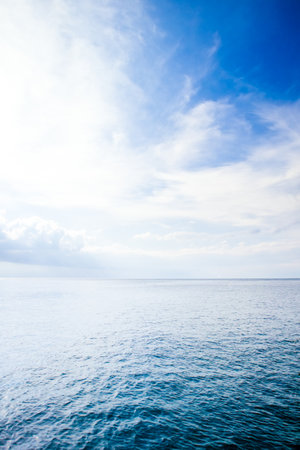 Beautiful tropical landscape of the Indian Ocean, Phuket, Thailandの写真素材