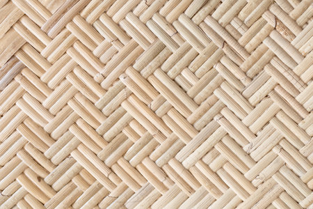 pattern Rattan texture, detail handcraft bamboo weaving texture background.