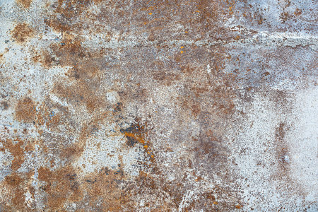 Rusted metal plate texture background.