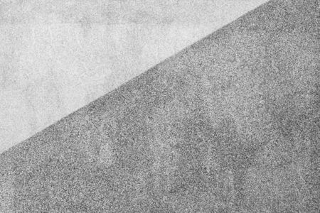 Gravel wall Mix with white, black gray stone to make a wall of staircase.の写真素材