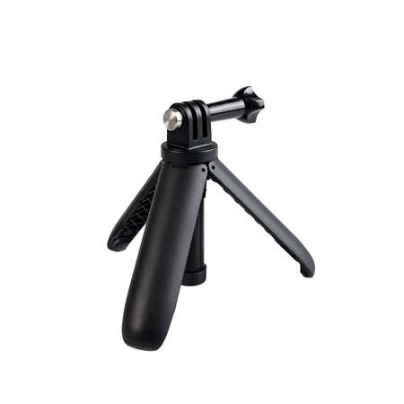Portable mini tripod stand isolated on white background. with clipping paths.の写真素材