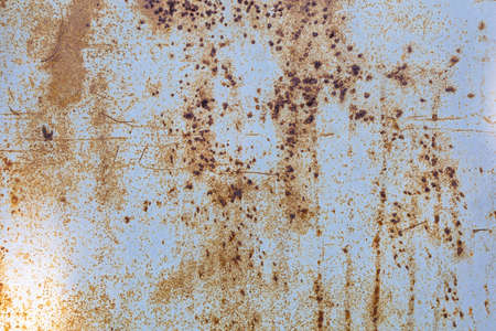 Blue rusty metal texture background.の写真素材