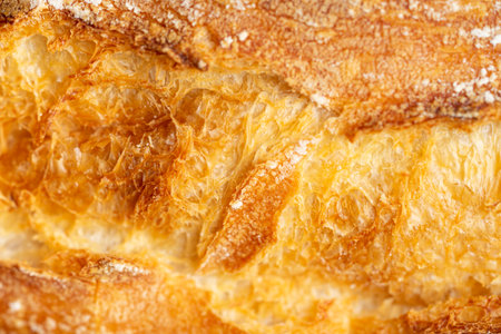 Fresh yeast bread texture. close upの写真素材