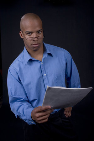 Young african American male