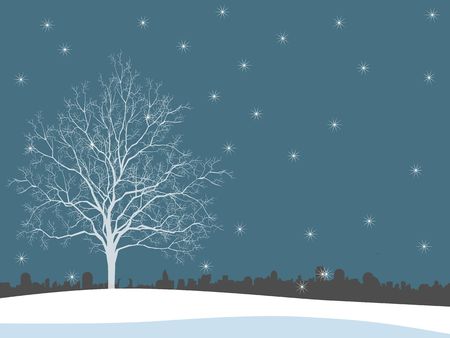 Wintertreeの写真素材