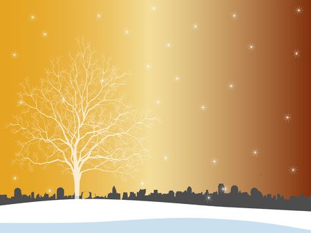 Wintertreeの写真素材