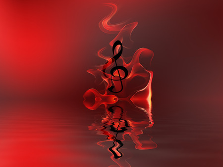 musical noteの写真素材