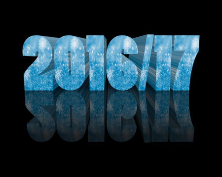 2016 Happy New Year 3d word