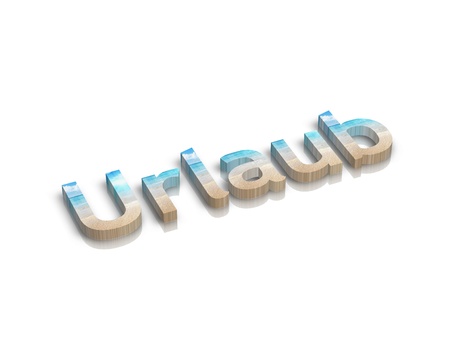 Holidays 3d wordの写真素材