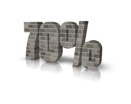 70 3d wordの写真素材