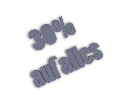 Sale 30 3d word