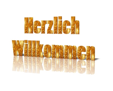 Welcome 3d wordの写真素材