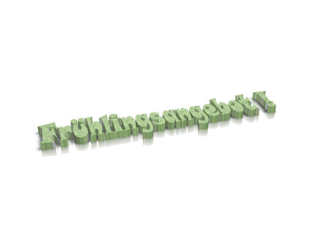 Spring offer 3d word