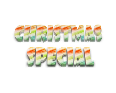 Christmas Special 3d word