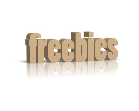 freebies 3d wordの写真素材