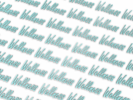 wellness 3d word