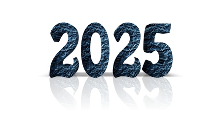 2025 3d wordの写真素材