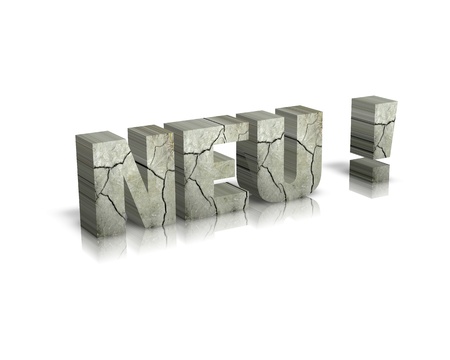 New 3d wordの写真素材