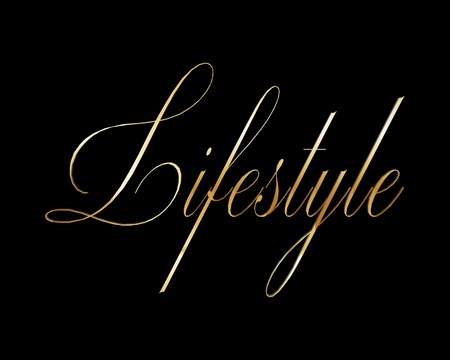 lifestyle 3d wordの写真素材
