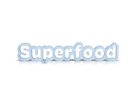 superfood 3d wordの写真素材