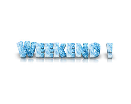 Weekend 3d word