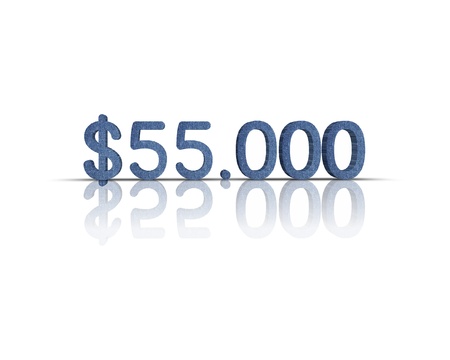 $ 55,000 3d wordの写真素材