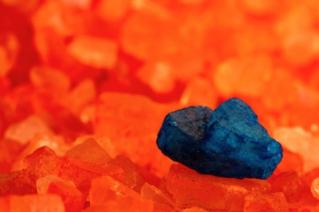   Bath salts macroの写真素材