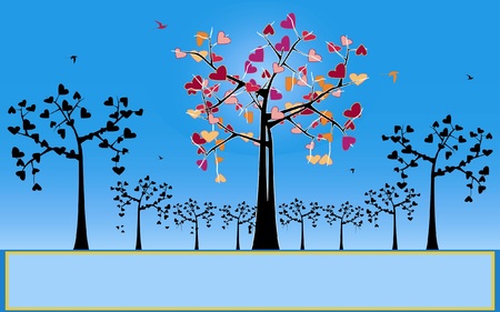 love treeのイラスト素材