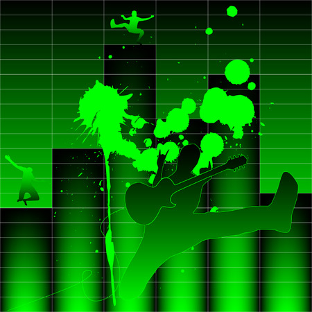digital musicのイラスト素材