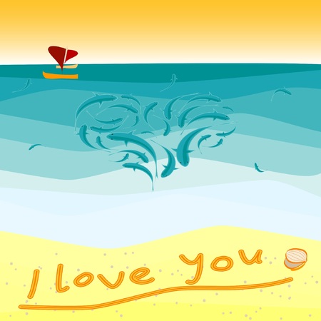 seaside confessionsのイラスト素材