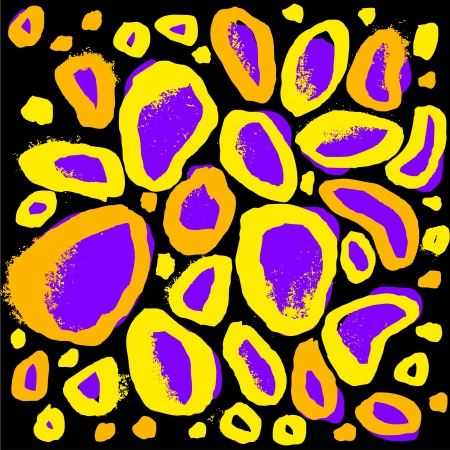 Seamless colorful textures of leopardのイラスト素材