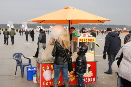 Airport Lublin in Świdnik, Poland - 1 December, 2012 - Open Day for visitorsのeditorial素材