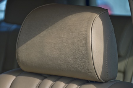 This is a view of luxury car Alfa Romeo 159 interior details. February 28, 2015. Lublin, Poland.のeditorial素材