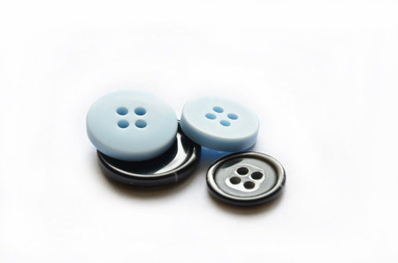 This is a view of buttons on the white background.