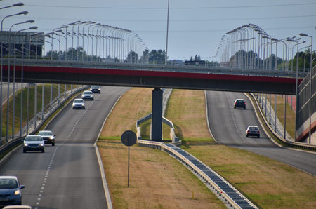 This is a view of S17 expressway in Lublin. July 12, 2015. Lublin, Poland.