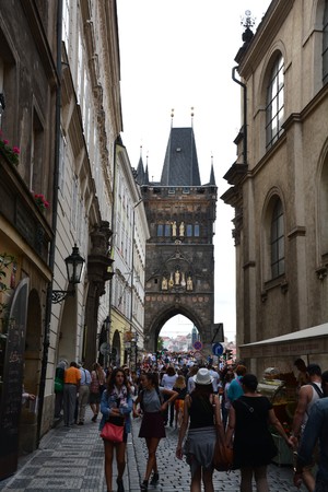 This is a view of Prague. September 4, 2016 Prague, Czech Republic.のeditorial素材