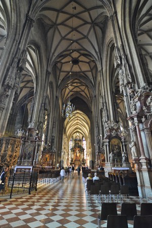 This is a view of Vienna - capital city of Austria. September 17, 2016 Vienna, Austriaのeditorial素材