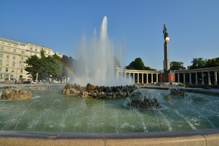 This is a view of Vienna - capital city of Austria. September 17, 2016 Vienna, Austriaのeditorial素材