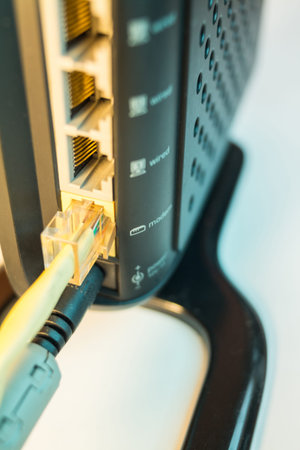 Wireless Router Modem back ports
