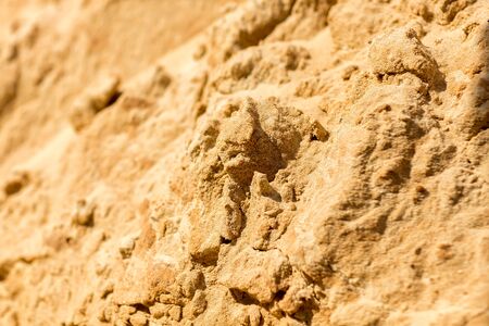 Texture of construction yellow sandの写真素材