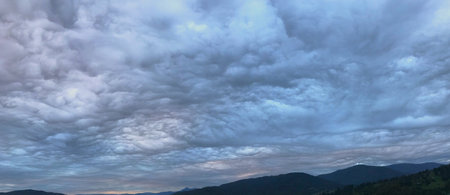 Beautiful cloud formationの写真素材