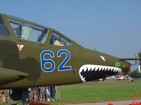 SU-25 at the 12th edition of the International Air Show at the Radom Military Airfield (August...