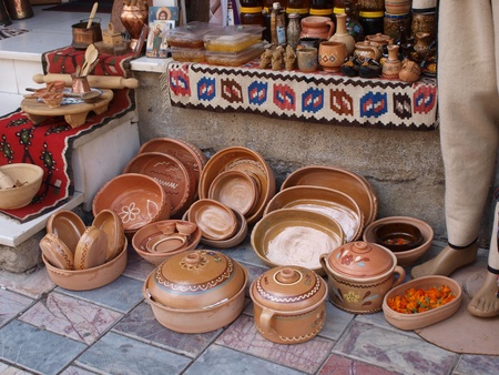 A gift shop in Ohrid, Macedoniaのeditorial素材