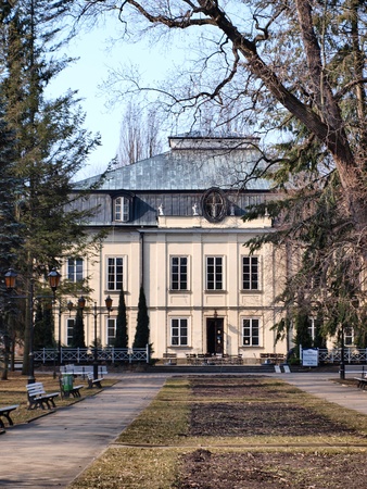 The Malachowski family palace, now museum of Boleslaw Prus, Naleczow, Polandのeditorial素材