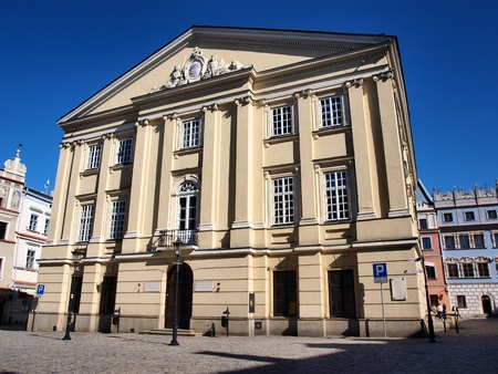 Crown Tribunal, a former appeal court in the historic old town of Lublin, Polandのeditorial素材